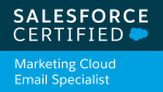 SF Marketing Cloud Certified Email Specialist